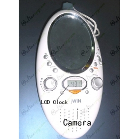 Spy Radio With Mirror Hidden HD Bathroom Spy Camera 1920X1080 DVR 32GB